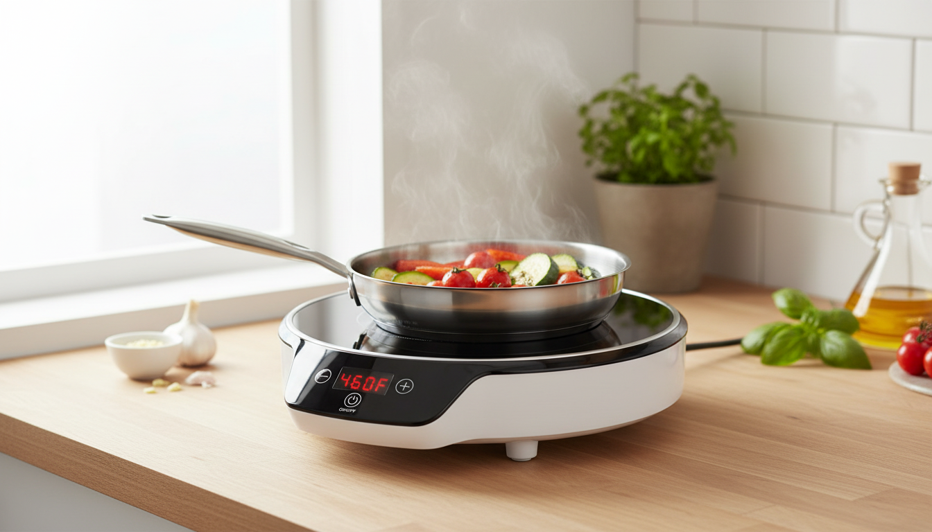 1500W Portable Induction Cooktop: Touch Control Precision