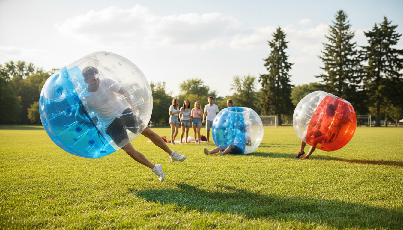 2-Pack 5FT Bumper Balls for Bubble Soccer & Parties