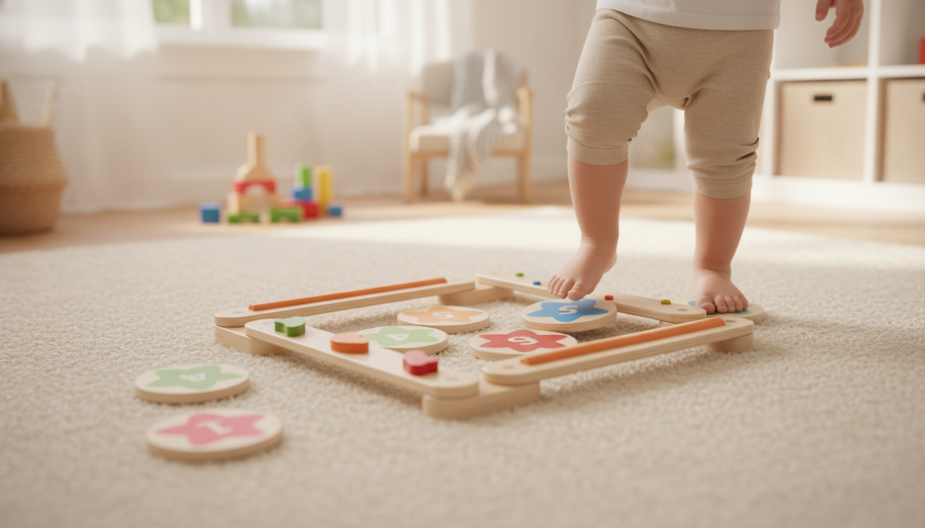 6 PCS Kids Balance Beam Stepping Stones for Toddlers
