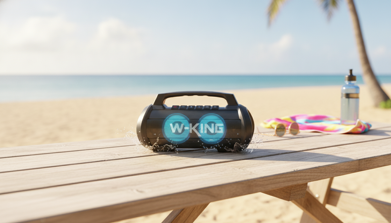 70W RMS Bluetooth Portable Speaker: Loud, Clear, Ready