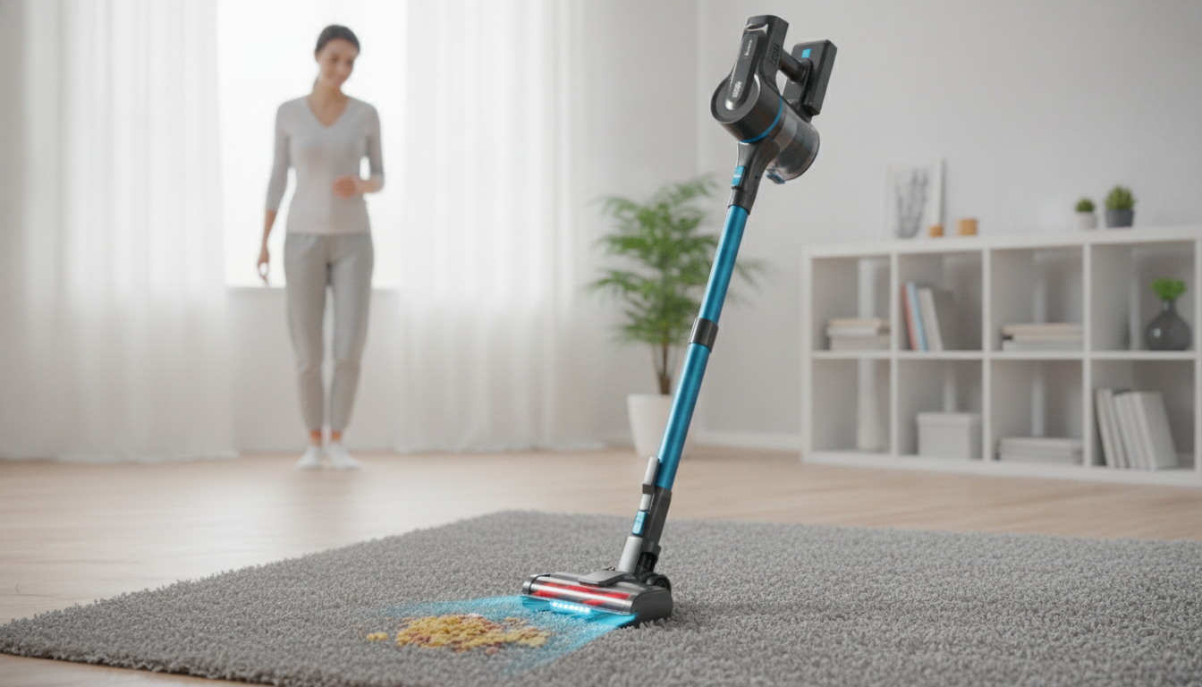 Devoac S11 Cordless Stick Vac: 28KPa Power, Swap Battery