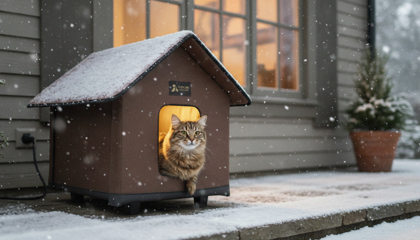 Heated Outdoor Cat House: Winter Warmth & Safety Guide