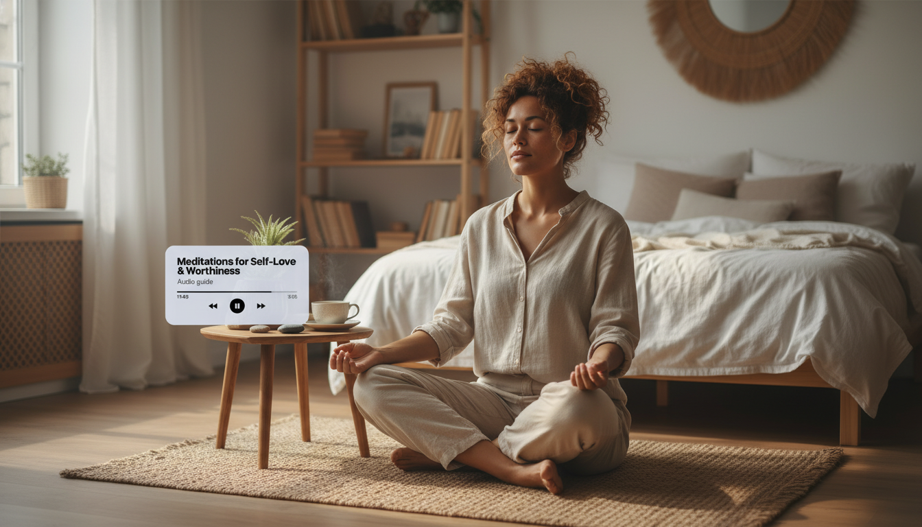 Self-Love & Worthiness Meditations: Confidence, Calm