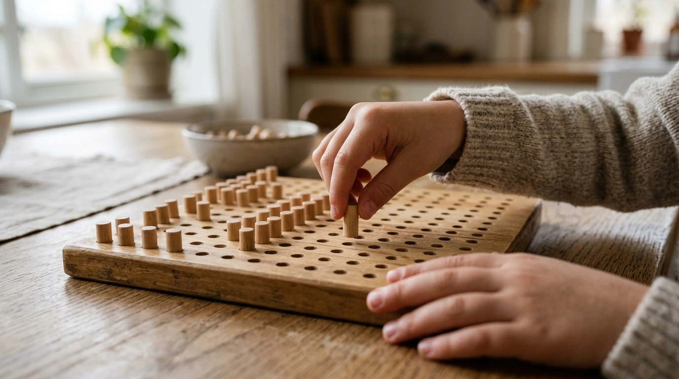 Wooden Multiplication Board for Kids: Quick Daily Practice