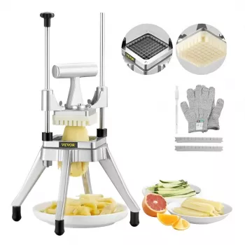 Stainless Manual Dicer for 1/4 & 3/8 Inch Uniform Cubes